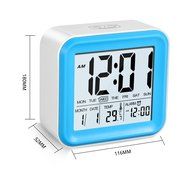 BonyTek Large Digital Alarm Clock With 3 Sets Alarm Clock and Light Activated Night Light, Time, Date,Temperature... N5