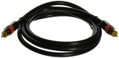 Monoprice 6ft RG6/U 75 ohm CL2/In-Wall Rated Digital Coaxial S/PDIF RCA Audio Cable N2