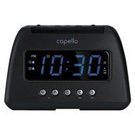 Capello Dual Alarm Clock with Dual USB Charging