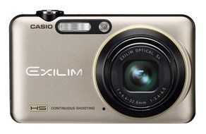 Casio Exilim Ex-fc150 High Speed Slim Camera Gold with 10.1 Megapixels,5x Optical Zoom,2.7" LCD N2