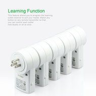 Etekcity Wireless Remote Control Electrical Outlet Switch for Household Appliances (Certified Refurbished)