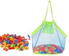 Benair Toy Bag, Beach Toys, Pool Toys, Lego Bricks, Mesh Tote To Declutter N4