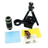 Generic Mobile Telephoto Lens 8X Telescope Lens with Tripod (Black) N5