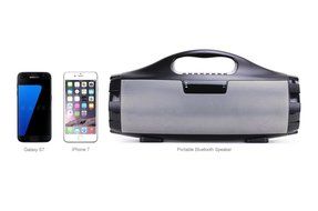 Portable Bluetooth Speaker&ndash;Bump Your Favorite Music Anywhere with Dual Bass&ndash;Easily Connect Any Device (iPhone,... N6