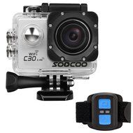 Sports Camera, SOOCOO 4K Action Camera 20MP 2.0 Inch Waterproof Diving Camera Wrist 2.4G Wireless RF Remote Control...