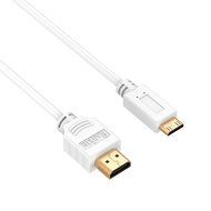Mini HDMI to HDMI Cable, Rankie High-Speed Mini-HDMI to HDMI Cable - 6 Feet (Black) - R1110 N7