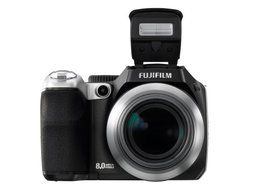 Fujifilm Finepix S8000fd 8MP Digital Camera with 18x Optical Image Stabilization N6