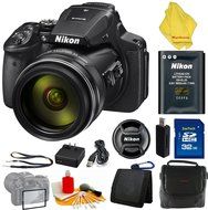 Nikon COOLPIX P900 Digital Camera with 83x Optical Zoom and Built-In Wi-Fi(Black)+ Case+32 GB Card+Reader + 6pc...