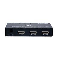 Aoken 1x8 8 Ports HDMI Powered Splitter for Full HD 1080P &amp; 3D Support (One Input To Eight Outputs) N7