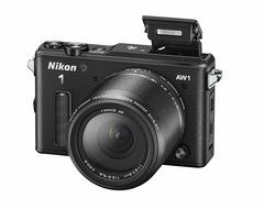 Nikon mirrorless single-lens camera Nikon1 AW1 waterproof zoom lens kit black N1AW1LKBK [International Version... N8