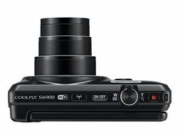 Nikon COOLPIX S6900 16MP Digital Camera with 12x Zoom, Rich Black (International Version, No Warranty) N12