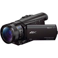 Professional Bundle - Sony FDR AX100 Ultra HD 4K Camcorder: Includes 2 Spare Batteries, Rapid Charger, UV Filter... N3