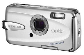 Pentax Optio W30 - Digital camera - compact - 7.1 Mpix - optical zoom: 3 x - supported memory: MMC, SD, SDHC