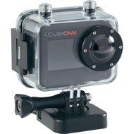 1080p Sports Action Camera &#039;Wave&#039; - 1.5 Inch Display, 30M Waterproof, G-Sensor, Touch Button, 4 Mounts, 4x Digital...