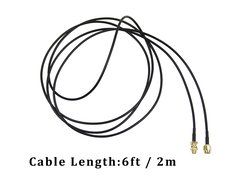 RP-SMA Male to RP-SMA Female Wifi Antenna Extension Cable 2m/6' N2