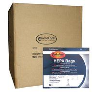 6 (1 Pkg) Type W HEPA Allergy Bags fit Riccar Brillance BRLP BRLD BRLS Simplicity Synchrony SCRP, SCRD, SCRS,... N3