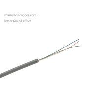 aLLreLi&reg; 3.3ft 3.5mm Male to Male Stereo Audio AUX Cable Black for Headphones, iPods, iPhones, iPads, Smartphones... N8