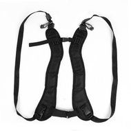 uxcell Black Double Shoulder Neck Strap Belt for SLR Digital Camera Lens
