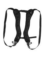 uxcell Black Double Shoulder Neck Strap Belt for SLR Digital Camera Lens N2