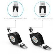 Power Strip, FlePow 1625W/13A 6-Outlet Surge Protector with 6 USB Charging Ports + 18 Pin Retractable Cable for... N18