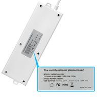 Power Strip, FlePow 1625W/13A 6-Outlet Surge Protector with 6 USB Charging Ports + 18 Pin Retractable Cable for... N19