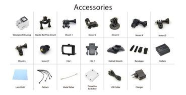 Sport Camera, TONSEE Waterproof H9 Ultra HD 4K WiFi 2.0 Inch Sport Camera Video Camcorder - Yellow