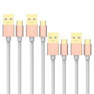 AIFFECT 4 Pack High Speed Micro USB 2.0 Cable Sync Data and Charging Cord for Samsung, HTC, Motorola, Nokia, Android... N2