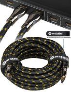 FARSTRIDER HDMI 2.0 Cable 25 Feet (8 Meters) High Speed, Supports Ethernet, 2160P, 4k, 3D, 24K Gold Connector,... N20