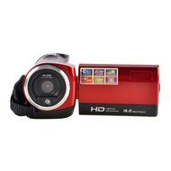 PowerLead CAM06 720P 16MP 2.7-Inch TFT LCD 16x Zoom DV DVR Digital Video Camcorder - Black and Red N16