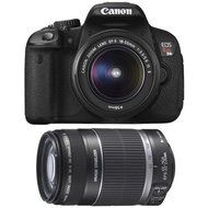 Canon EOS Rebel T4i Digital SLR Camera Body &amp; EF-S 18-55mm IS II Lens with EF-S 55-250mm f/4.0-5.6 IS II Zoom... N3