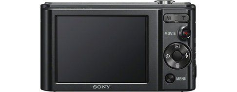 Sony DSCW800 Compact Digital Camera - Black (20.1 MP, 5x Optical Zoom) N4