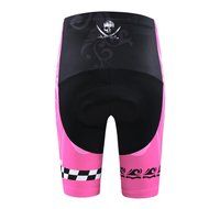 Ophelia Women Short Sleeve Cycling Jersey Pant Set+arm Sleeves(Skull,S) N89