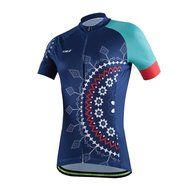 Ophelia Women Short Sleeve Cycling Jersey Pant Set+arm Sleeves(Skull,S) N91
