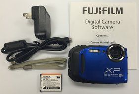 Fujifilm FinePix XP 75/XP70 16.4MP Waterproof Digital Camera with 5X Optical Zoom and 2.7-inch LCD (Blue) N3