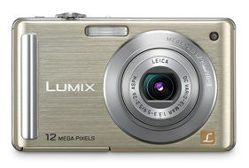 Panasonic Lumix DMC-FS25 12MP Digital Camera with 5x MEGA Optical Image Stabilized Zoom and 3 inch LCD (Gold) N2