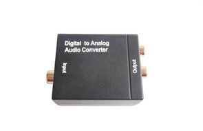 Easyday Digital Optical Coaxial Toslink Signal to Analog Audio Converter Adapter RCA L/r with USB Power Cable