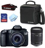 Canon EOS 60D Camera Body with Canon 18-135mm IS Zoom Lens + Al&rsquo;s Variety Deluxe Gadget Bag + 32GB Bandwidth Memory...