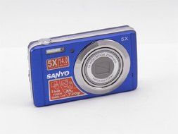 Sanyo Digital Camera w/ 5x Optical Zoom, 14 MegaPixel , 3" LCD Display , Movie Rocording - Blue Color N2