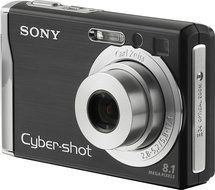 Sony Cybershot DSCW90 8.1MP Digital Camera with 3x Optical Zoom and Super Steady Shot (Black) N7