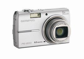 Olympus FE-200 6MP Digital Camera with Digital Image Stabilized 5x Optical Zoom N2