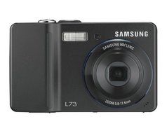 Samsung Digimax L73 7MP Digital Camera with 3x Advance Shake Reduction Optical Zoom (Black) N4