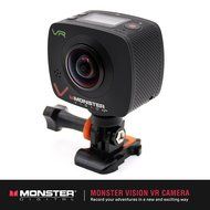 Monster Vision 360 Camera 1080p 60 fps Action Camera, 16GB MicroSD included, Ultra Wide Angle, WiFi Enabled [CAMVI... N13