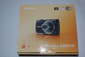 Canon PowerShot A3500 IS 16MP Digital Camera with 5x Optical Image Stabilized Zoom, 3.0-Inch LCD (Red) N5