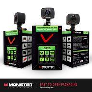 Monster Vision 360 Camera 1080p 60 fps Action Camera, 16GB MicroSD included, Ultra Wide Angle, WiFi Enabled [CAMVI... N14