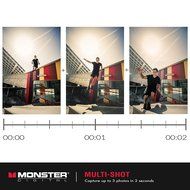 Monster Vision 360 Camera 1080p 60 fps Action Camera, 16GB MicroSD included, Ultra Wide Angle, WiFi Enabled [CAMVI... N17