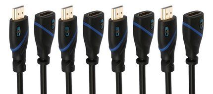 High Speed HDMI Cable With Ethernet - 3 Feet, CL3 Certified - Supports 3D and Audio Return Channel, 10-Pack N5