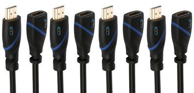 High Speed HDMI Cable With Ethernet - 3 Feet, CL3 Certified - Supports 3D and Audio Return Channel, 10-Pack N6