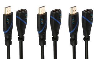 High Speed HDMI Cable With Ethernet - 3 Feet, CL3 Certified - Supports 3D and Audio Return Channel, 10-Pack N7