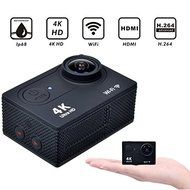 4k Waterproof Camera Wifi Wireless Sports Action Camera with 2 inch LCD Screen- Silver N3