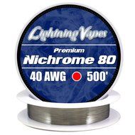 Genuine Lightning Vapes 40 AWG Nichrome 80 Wire 1000' N2